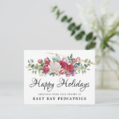 Carte postale de voeux de Noël (Debout devant)