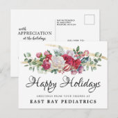 Carte postale de voeux de Noël (Devant / Derrière)