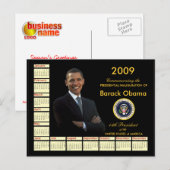 Carte postale de voeux de Noël de l'entreprise (Devant / Derrière)