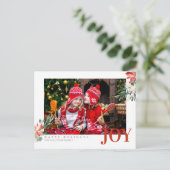 Carte postale de voeux de Noël de Noël (Debout devant)