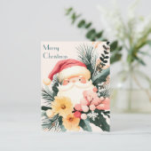 Carte postale de voeux de Noël festive et élégante (Debout devant)