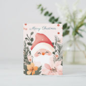 Carte postale de voeux de Noël festive et élégante (Debout devant)