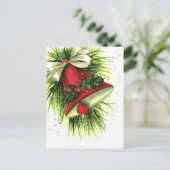 Carte postale de voeux de Noël Vintage (Debout devant)