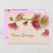 Carte postale de voeux de Pâques (Devant / Derrière)