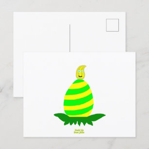 Carte postale de voeux de Pâques