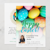 Carte postale de voeux de Pâques (Devant / Derrière)