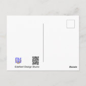 Carte postale de vœux de rétablissement avec un ro (Dos)