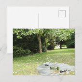 Carte postale de vœux de rétablissement de l'arbre (Devant / Derrière)