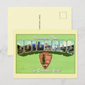 Carte postale de voeux des parcs nationaux du Colo (Devant / Derrière)