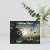 Carte postale de voeux d'Halloween (Debout devant)