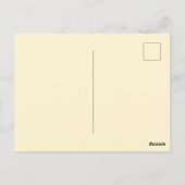 Carte postale de voeux du Dakota du Nord (Dos)