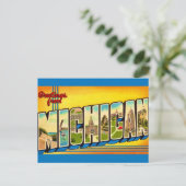 Carte postale de voeux du Michigan (Debout devant)