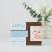 CARTE POSTALE DE VŒUX EN PHOTO :: douceur 1 (Debout devant)