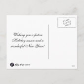 Carte postale de voeux Festil Owl (Dos)