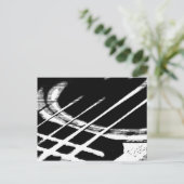 Carte postale de voeux guitare (Debout devant)