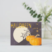 Carte postale de voeux Halloween (Debout devant)