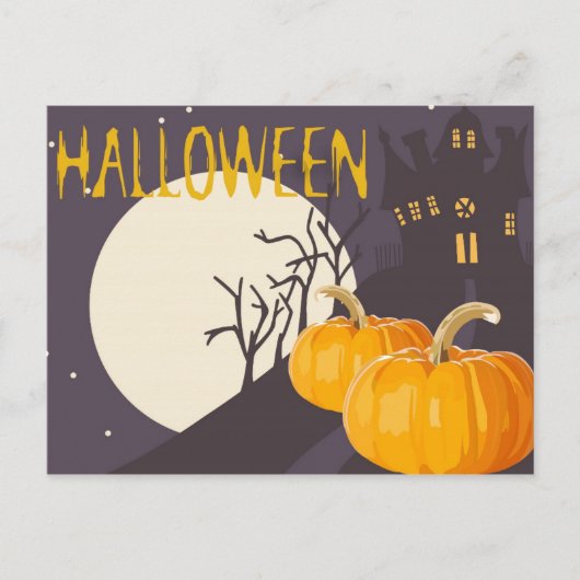 Carte postale de voeux Halloween (Devant)