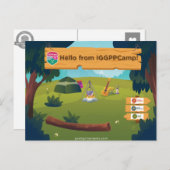 Carte postale de voeux IGGPPCamp (Devant / Derrière)