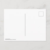 Carte postale de voeux Noël (Dos)