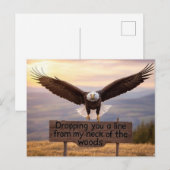 Carte postale de voeux patriotique (Devant / Derrière)