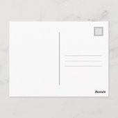 Carte postale de voeux phare (Dos)