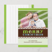 CARTE POSTALE DE VOEUX PHOTO :: barbe à papa 3 (Devant / Derrière)