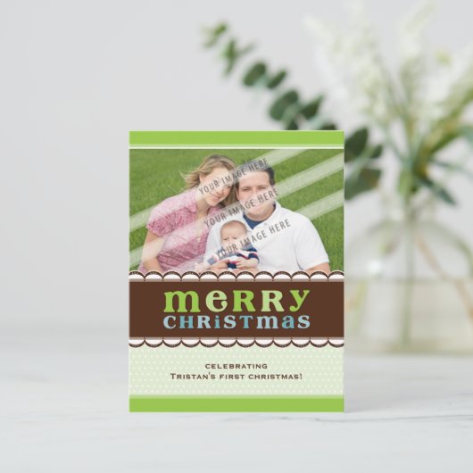 CARTE POSTALE DE VOEUX PHOTO :: candyfloss 3 (Debout devant)