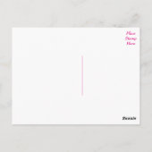 Carte postale de voeux pour chien chiot Shiba Inu (Dos)