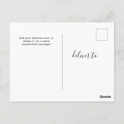 Carte postale de vœux universels avec 6 photos per (Dos)