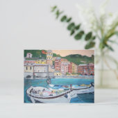 Carte postale de voeux Vernazza Harbour (Debout devant)