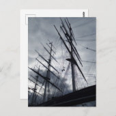 Carte postale de voilier (Devant / Derrière)