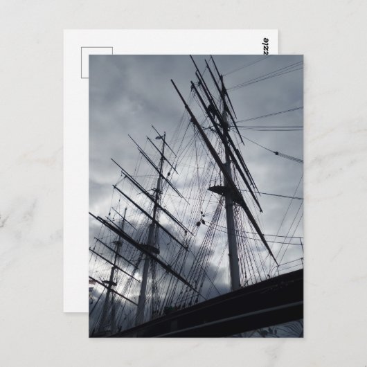 Carte postale de voilier (Devant / Derrière)