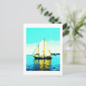 carte postale de voilier (Debout devant)