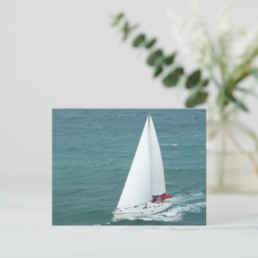 Carte postale de voilier (Debout devant)