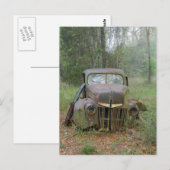 Carte postale de voiture ancienne (Devant / Derrière)