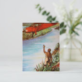 Carte postale de vol du pilote (Debout devant)