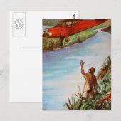 Carte postale de vol du pilote (Devant / Derrière)