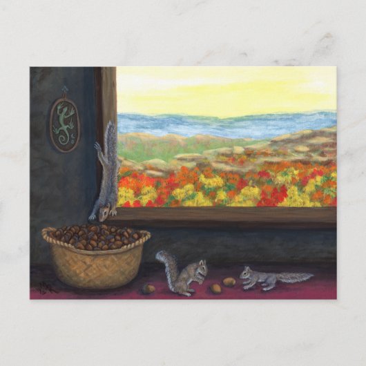 Carte postale de voleurs Acorn (Devant)