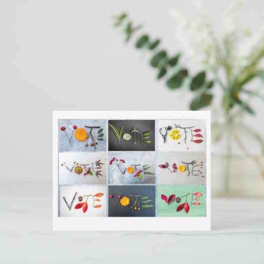 Carte postale de vote  (Debout devant)