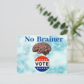 Carte postale de vote sans hésitation (Debout devant)