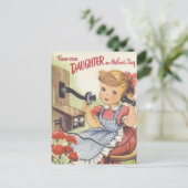 Carte Postale De votre fille la Fête des mères (Debout devant)