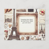 Carte postale de voyage (Devant)