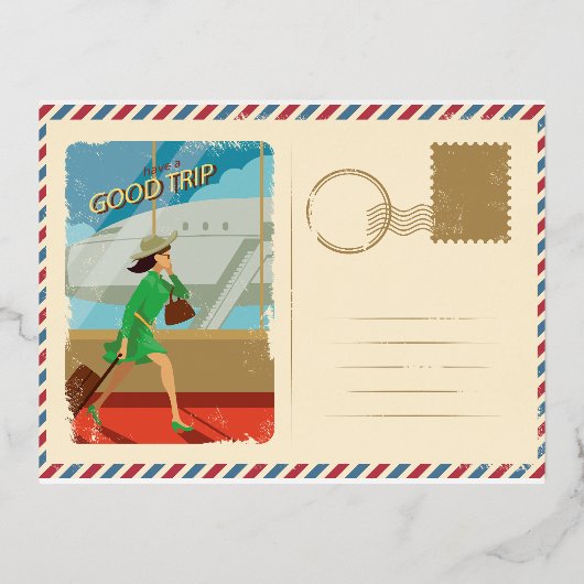 Carte postale de voyage (Recto)