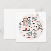 Carte postale de voyage à Amsterdam Hollande (Devant / Derrière)