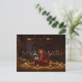 Carte postale de voyage à Bagan, Myanmar (Debout devant)