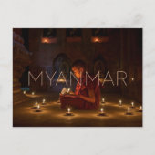 Carte postale de voyage à Bagan, Myanmar (Devant)