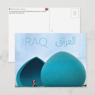 Carte postale de voyage à Bagdad, Irak
