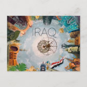 Carte postale de voyage à Bagdad, Irak (Devant)