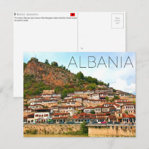 Carte postale de voyage à Berat, Albanie