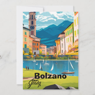 Carte postale de voyage à Bolzano Italie | Cadeau